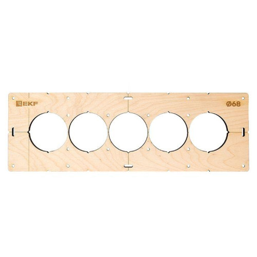 Комплект шаблонов для подрозетников d68мм Expert EKF sh-d68-k