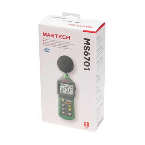 Измеритель уровня шума цифровой MS6701 Mastech 13-1252