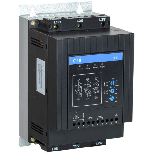 Устройство плавного пуска SFB 3Ф 380В 18кВт 37A Uупр 110-220В Modbus ONI SFB-33-18-A-10