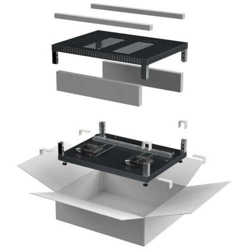 Комплект основание и крыша 600х800мм для шкафа 18-47U черн. LINEA E ITK LE05-XXX68-X