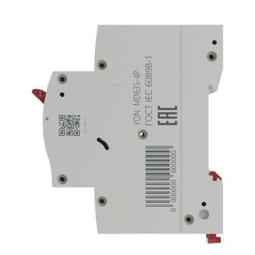 Выключатель автоматический модульный 4п D 2А 4.5кА YON max MD63S YON MD63S-4PD2