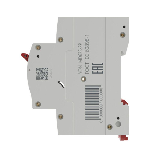 Выключатель автоматический модульный 2п C 50А 4.5кА YON max MD63S YON MD63S-2PC50