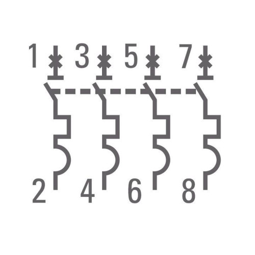 Выключатель автоматический модульный 4п C 20А 4.5кА ВА 47-63 PROxima EKF mcb4763-4-20C-pro