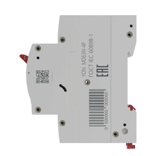 Выключатель автоматический модульный 4п B 40А 6кА MD63N YON MD63N-4PB40