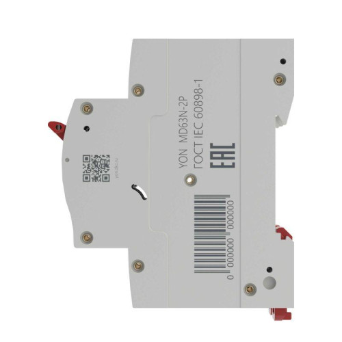 Выключатель автоматический модульный 2п C 16А 6кА MD63N YON MD63N-2PC16