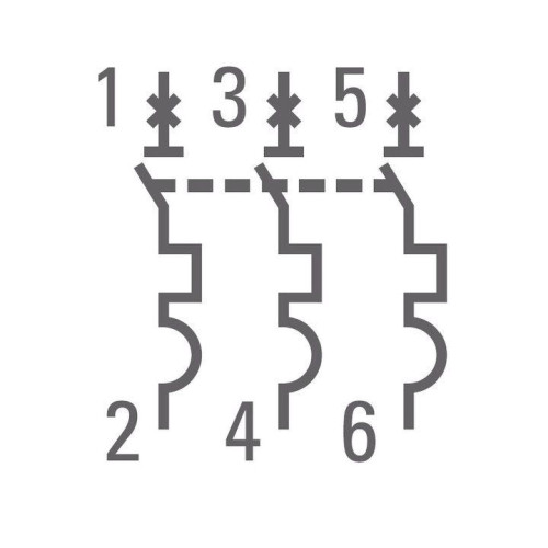 Выключатель автоматический модульный 3п B 20А 4.5кА ВА 47-63 PROxima EKF mcb4763-3-20B-pro