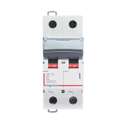 Выключатель автоматический модульный 2п C 1А 6кА DX3-E 6000 2мод. 230/400В Leg 407270