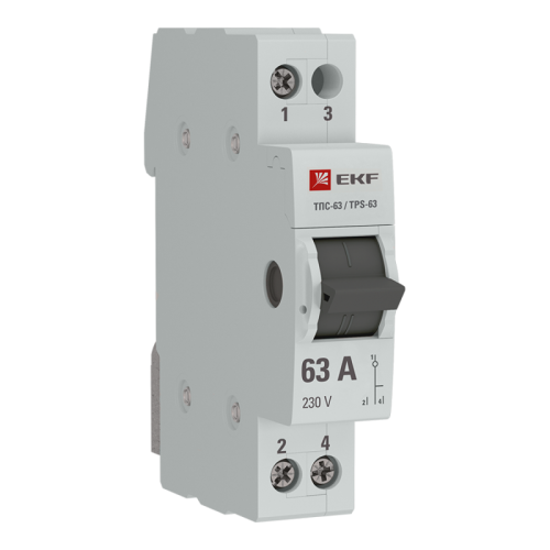 Переключатель трехпозиционный 1п 63А ТПС-63 PROxima EKF TPS163