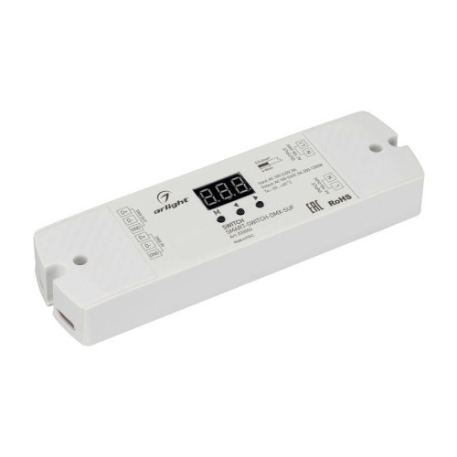 Выключатель SMART-SWITCH-DMX-SUF (230В 5А) (IP20 пластик) Arlight 033004