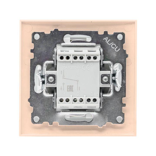 Переключатель проходной 1-кл. СП Валенсия 10А IP20 крем. PROxima EKF EWV10-025-20