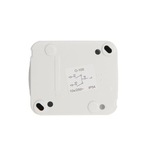 Выключатель 2-кл. ОП Mini OG IP54 бел. Kranz KR-78-0602