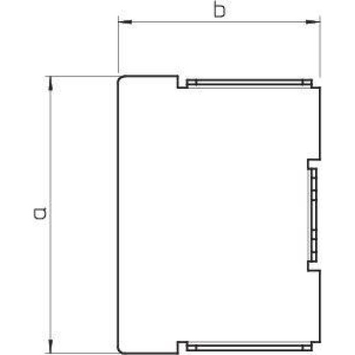 Заглушка торцевая для короба 10х63мм LKM E6060FS OBO 6248306