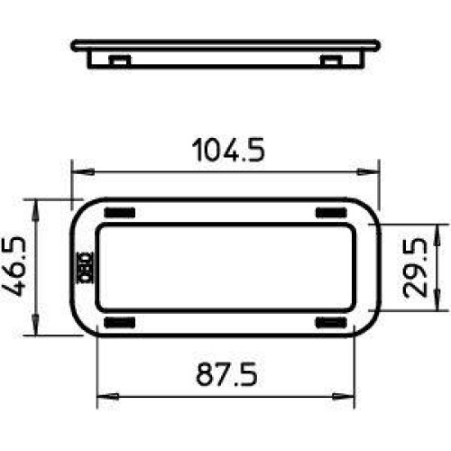 Вставка предохранительная для лотка KRS-DR 920 PE OBO 6087965