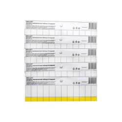 Наклейка маркировочная таблица 12 модулей (50х216мм) Rexant 55-0010